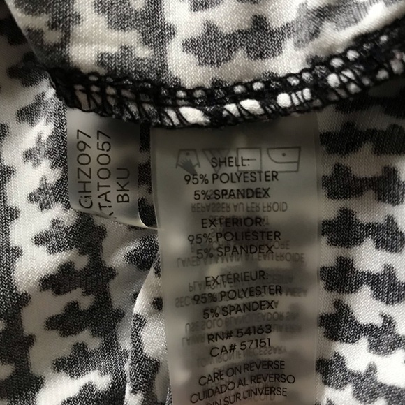 Calvin Klein | Houndstooth Plaid Tunic Top - Picture 8 of 13